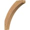 Ekena Millwork 5 1/2"W x 26"D x 32"H Thorton Smooth Knee Brace, Western Red Cedar BRC06X26X32THR00SWR - alternate 1